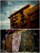 Maharaja Palace Below: Textile shop inside the Fort