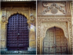 Ornate doors.
