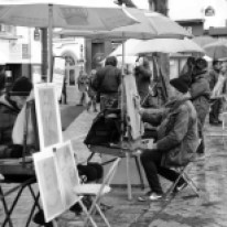 This public square in Montmartre, once frequented by many of Paris's greatest artists, today remains a haven for amateur artists.